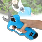 JSBVM Electric Pruning Shears - Professional Cordless Pruner with 2 Pack Backup Rechargeable 2Ah Lithium Battery Powered Tree Branch Pruner, 28mm/1.1 Inch Cutting Diameter