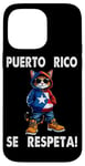 iPhone 14 Pro Max Puerto Rico Se Respeta! PR Flag Boricua Cat Case