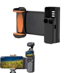 Puhelimen pidike Mount for Dji Osmo Pocket 3 Camera Cell Phone Holder Tripod Adapter Phone Clip Clamp Expansion tarvikkeet 1/4 kierre ruuvi, kylmä kenkä