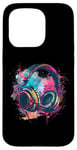 iPhone 15 Pro Headphones Music DJ Music Headphones Splash EDM Music Lover Case