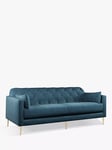 Swoon Mendel Large 3 Seater Sofa, Gold Leg