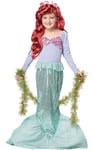 Girls Little Mermaid Ariel Fairy Tale Books & Film Princess Fancy Dress Costume