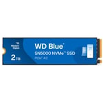 WD Blue SN5000 2TB SSD, Read speeds up to 5150 MB/s, NVMe SSD, Internal SSD, PCI