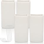 Hengda - 4x Évaporateur en céramique Humidificateur d'air radiateur. évaporateur d'eau chauffage. avec crochet pour suspendre. céramique. blanc 4x