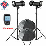 UK 800w Godox 2x 400w SK400II Studio Strobe Wedding  Photo Flash Light F Canon