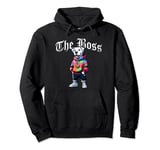 Dogo Argentino Dog The Boss Cool Jacket Outfit Dog Mom Dad Pullover Hoodie