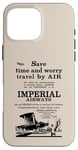 iPhone 16 Pro Max Imperial Airways Vintage 1930s Air Travel Ad Case