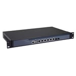 Firewall, VPN, 1U 19 inch Rackmount, Network Appliance, B75 with Intel I5 3470, RS10, AES-NI/6 Intel LAN/2 Optical SFP/2USB/COM/VGA/Bypass/Fan,(Barebone, NO RAM, NO Storage, NO System)