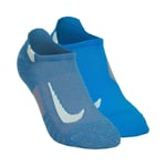 Nike Multiplier No-Show Chaussettes De Running - Bleu