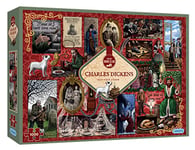 Book Club: Charles Dickens | 1000 Piece Puzzle | Literature Jigsaw | Sustainable Jigsaw Puzzle for Adults | Premium 100% Recycled Board | Great Gift for Adults | Gibsons Games