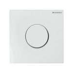 Geberit - Sigma 01 Plaque de commande pour urinoir pneumatique 13x13cm commande de main à encastrer Blanc