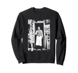 Open All Hours David Jason Black & White By Allan Ballard Sweatshirt