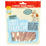 Good Boy Pawsley Dog Treats Chewy Twists With Duck 320g