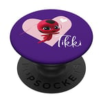 Miraculous Ladybug Charming Paris love from Tikki PopSockets Swappable PopGrip