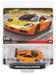 Hot Wheels Premium 1:43RD McLaren F1 GTR toy car