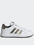 adidas Sportswear Boys Kids Grand Court 2.0 Trainers - White, White, Size 11 Younger