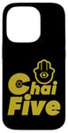 iPhone 14 Pro Hamsa Hand Chai Five Jewish Star Of David Hebrew Good Luck Case