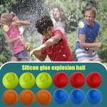 Balle de combat d'eau Portable 12 pièces, jouet de fête multijoueur, jeu interactif, auto-fermé