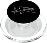 Global Oceans Protection écosystème marin Grand requin blanc PopSockets PopGrip pour MagSafe