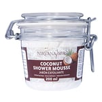 NIRVANA SPA Coconut Shower Mousse 200 ML, Noir, Medium