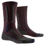 X-Socks Trek X Merino Light Chaussette Mixte Adulte, Rouge (Dark Ruby), M (Taille Fabricant : 39-41)