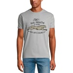 Homme Tee-Shirt Véritable Prédateur De La Savane Sauvage - Le Guépard - Real Predator In Savana Wild Life - Cheetah - T-Shirt Graphique Éco-Responsable Vintage Cadeau Nouveauté