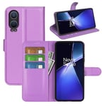 Oneplus Nord Ce4 Lite      Pu Wallet Case    [Purple]