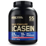 Optimum Nutrition Gold Standard 100% Casein Slow Digesting Protein Powder with Zinc, Magnesium and Amino Acids, Support Muscle Growth & Repair Overnight, Strawberry Flavour, 55 Servings, 1.82 kg