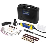 Skotek Corded Rotary Tool 80Pc Accessory Set, 135W Variable Speed 8000-33000RPM, Ideal for DIY Projects, Woodwork, Hobby Craft & Dremel Multi Tool Compatible with Carry Case Included