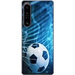 Sony Xperia 1 IV Transparent Mobilskal Fotboll