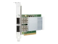 Intel E810-CQDA2 - Adaptateur réseau - PCIe 4.0 x16 - 100 Gigabit QSFP28 x 2 - pour Edgeline e920; ProLiant DL325 Gen10, DL345 Gen10, DL360 Gen10, DL380 Gen10, DL385 Gen10