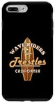 Coque pour iPhone 7 Plus/8 Plus Surf Trestles California Vintage Surf Vacation Design