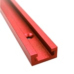 Red 400mm Fente de Fixation de la Vis en T, pour Aluminium et Travail du Bois, Gabarit pour Rail à Onglets, Arrêt de la Piste, pour Table de Défonceuse, Scie à Ruban, Outils de Bricolage, 300 à 800mm ""Nipseyteko