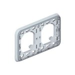 Legrand 069683 - Support Plaque - pour encastré Prog Plexo composable gris - 2