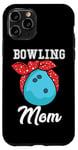 Coque pour iPhone 11 Pro Bowling Mom Funny Bowling Team Mothers Bowler