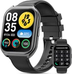 Montre Connectée Homme Femme, 1.85"" Hd Smartwatch Avec Appels Bluetooth, 100+ Modes Sportifs, Montre Podometre De Cardiofrequencemetre Sommeil, Montre Intelligente Compatible Android Iphone [Q194]