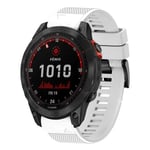 Garmin Fenix ​​7X Klockarmband i silikon, 26mm - Vit