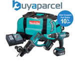 Makita DLX2025M 18v LXT 2 PC LXT Lithium Kit DHR202 SDS + DHP453 Combi Drill 4ah