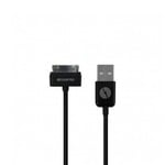 iPod/iPhone/iPad opladerKabel 30 pin - 1.5m - Sort