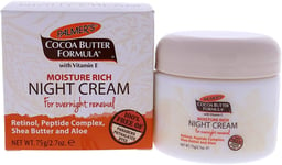 Palmers Cocoa Butter Moisture Rich Night Cream By for Unisex, 2.7 oz