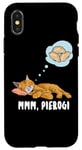 iPhone X/XS Cat dreaming about Pierogi Polska Polish Food Mmm Pierogi Case