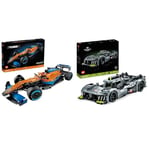 LEGO 42141 Technic La Voiture De Course McLaren Formula 1 2022: Modèle Réduit & 42156 Technic Peugeot 9X8 24H Le Mans Hybrid Hypercar, Maquette de Voiture de Course de Noël, Niveau Avancé