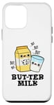 Coque pour iPhone 12 mini But-ter Milk Jeu de mots amusant