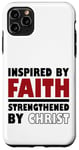 Coque pour iPhone 11 Pro Max Inspiré par la foi renforcée par le Christ spirituel Beleive