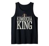 Mens Kombucha King Kombucha King I Brew Kombucha Tank Top