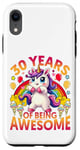 iPhone XR 30 years of being awesome unicorn It's my 30th birthday Case