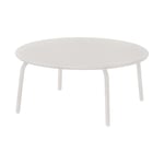 blomus YUA lounge table bord o80 cm Silk grey