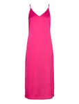 Vila Viellette Singlet Satin Dress/Su - Noos Rosa