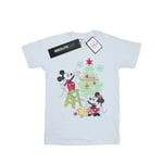 Disney Herr Mickey och Minnie Julgran T-shirt 3XL Vit White 3XL