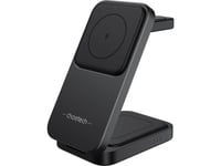 Magnetisk 3-I-1-Laddare Choetech T611-F 15W För Iphone 12/13/14/15-Serien